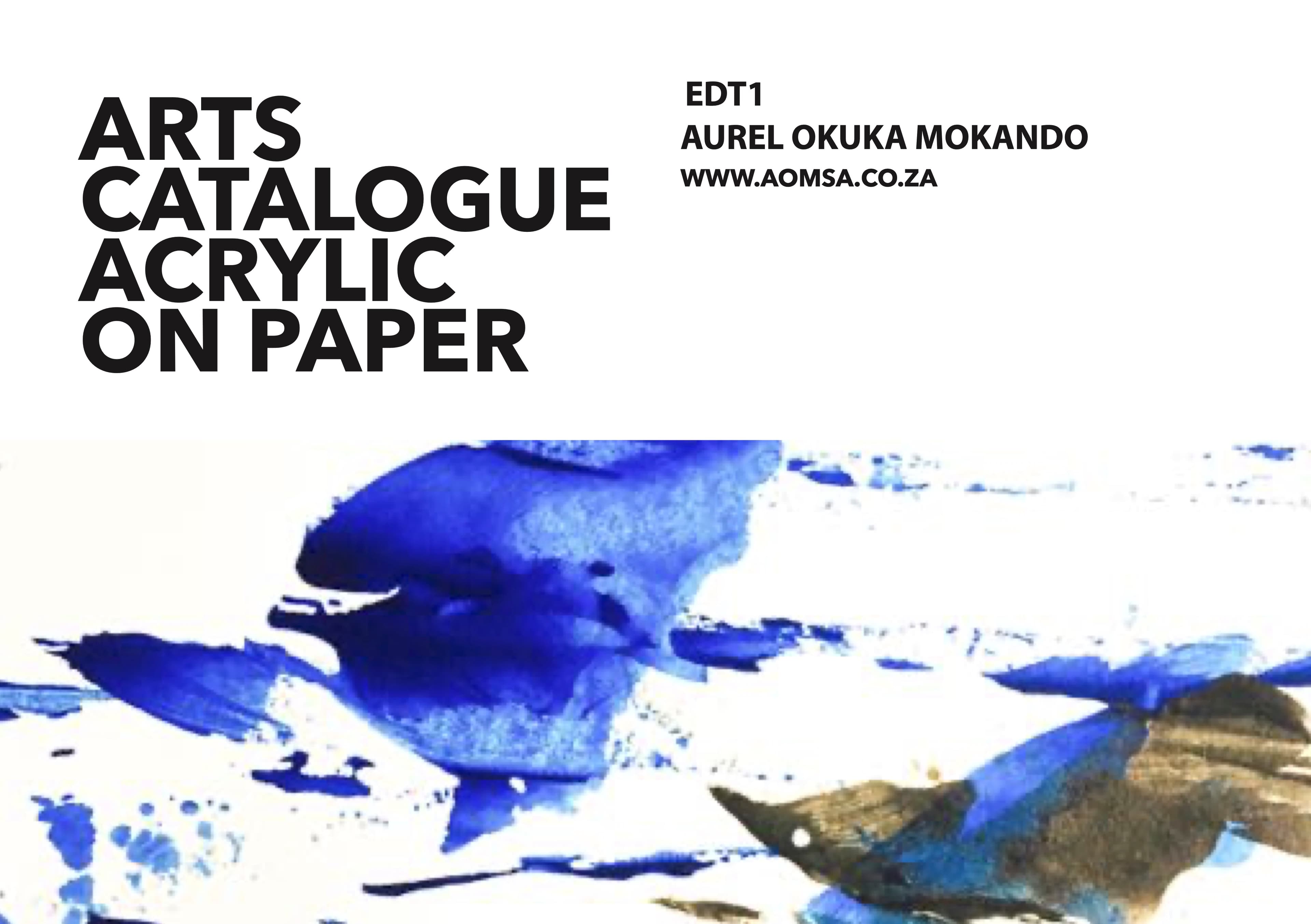 AUREL OKUKA MOKANDO - ACRYLIC ON PAPER